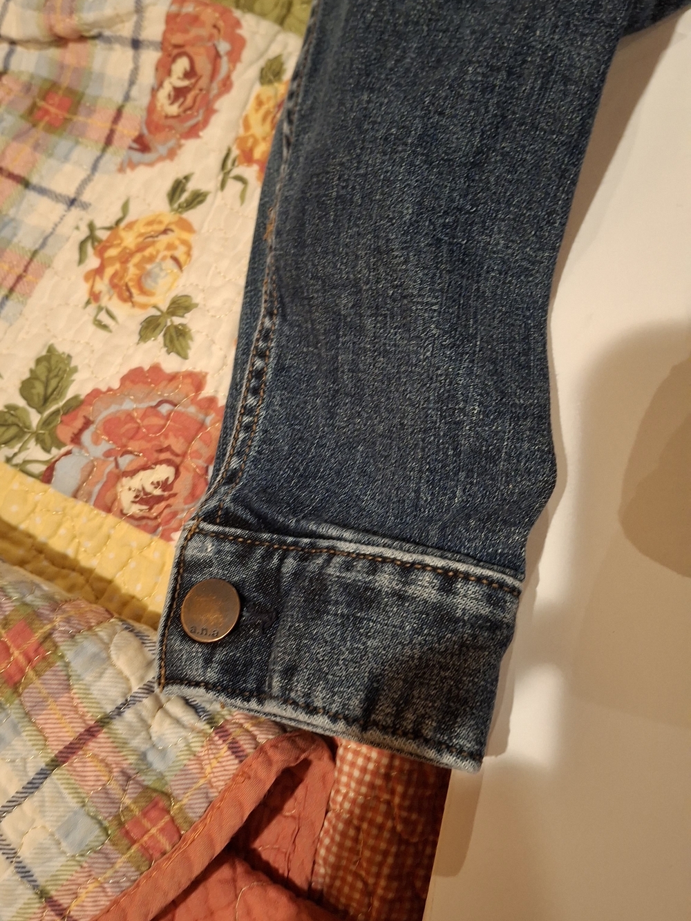 a.n.a Dark Blue Denim Jacket for Women - Picture 5 of 16